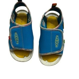 Keen Blue Knotch River Sandals Waterproof Colorful Toddler Girls Boy 7 Washable